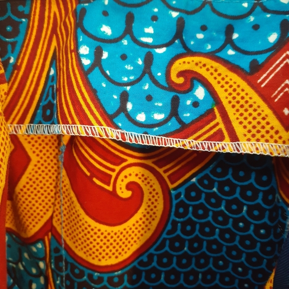 African Style Handmade Girls Dashiki Dress - Picture 5 of 6